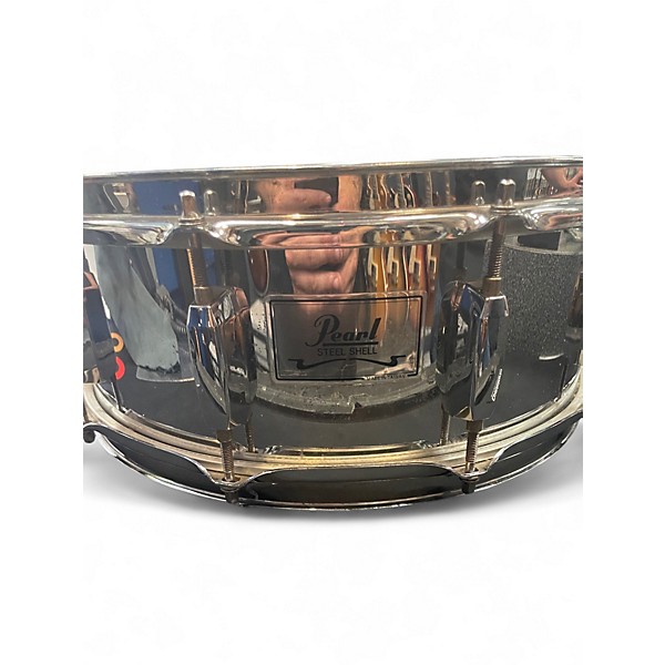 Used Pearl 14in steel shell Chrome Drum
