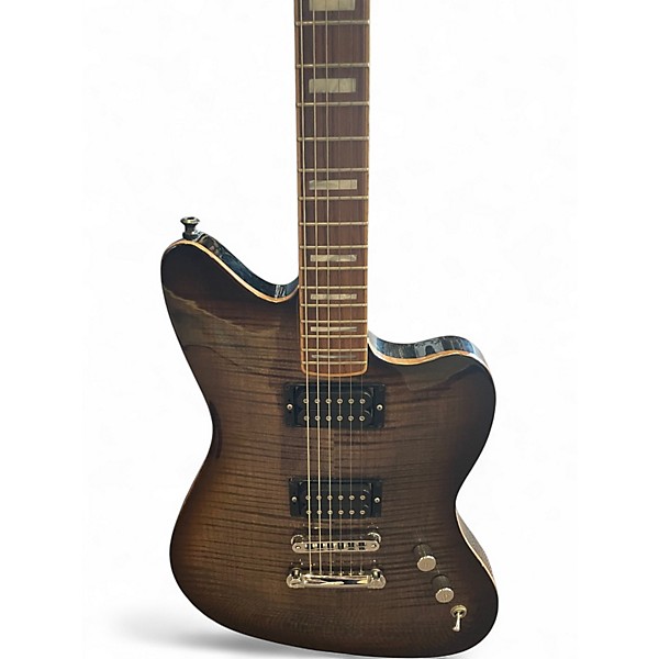 Used Fender American Select Carve Top Jazzmaster twilight burst Hollow Body Electric Guitar