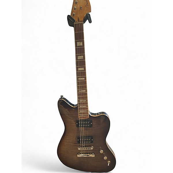 Used Fender American Select Carve Top Jazzmaster twilight burst Hollow Body Electric Guitar