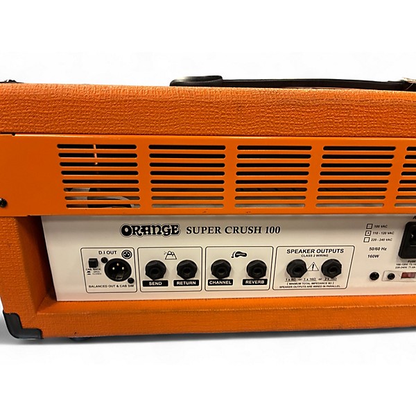 Used Orange Amplifiers Super Crush 100 Head Solid State Guitar Amp Head