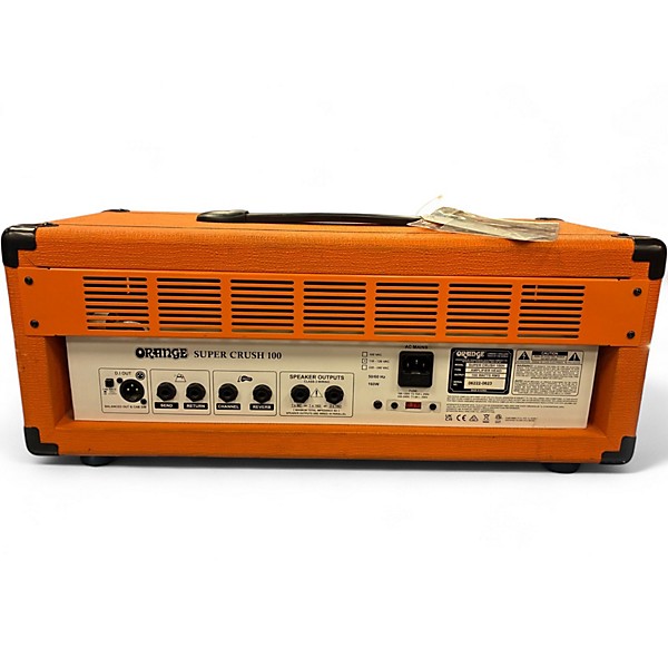 Used Orange Amplifiers Super Crush 100 Head Solid State Guitar Amp Head