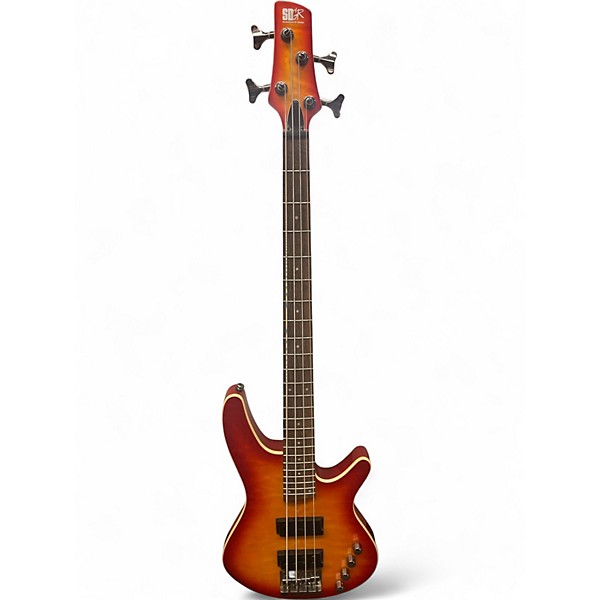 Used Ibanez srx3ex Red Electric Bass Guitar