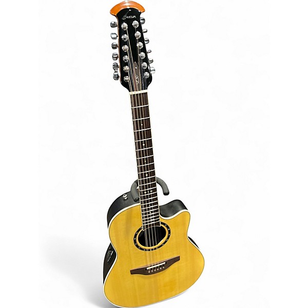 Used Ovation 2751LX STANDARD BALLADEER Natural Acoustic Electric Guitar