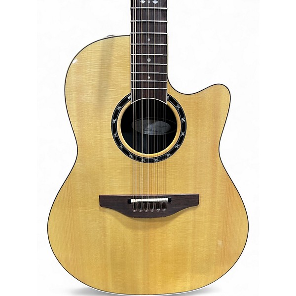 Used Ovation 2751LX STANDARD BALLADEER Natural Acoustic Electric Guitar