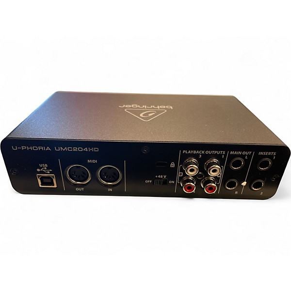 Used Behringer U-Phoria UMC204HD Audio Interface