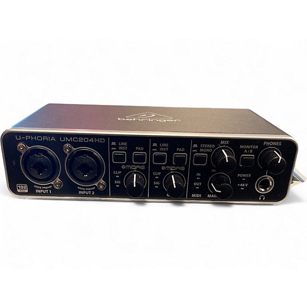 Used Behringer U-Phoria UMC204HD Audio Interface