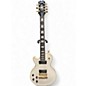 Used Epiphone Matt Heafy Les Paul Custom 7 Left Handed Snow White Electric Guitar thumbnail