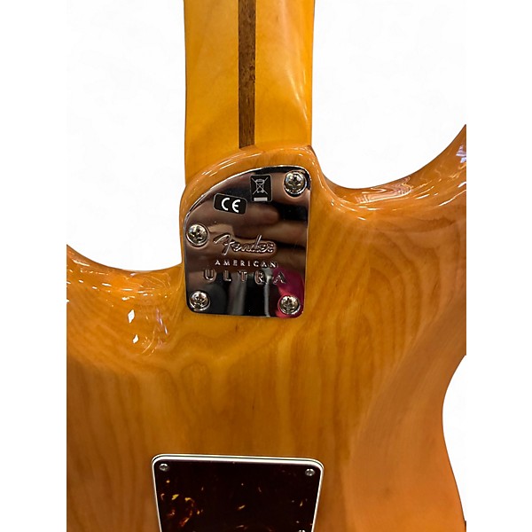 Used Fender American Ultra Stratocaster HSS Natural Solid Body Electric Guitar