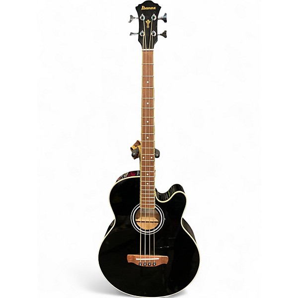 Used Ibanez AEB5E BLACK Acoustic Bass Guitar