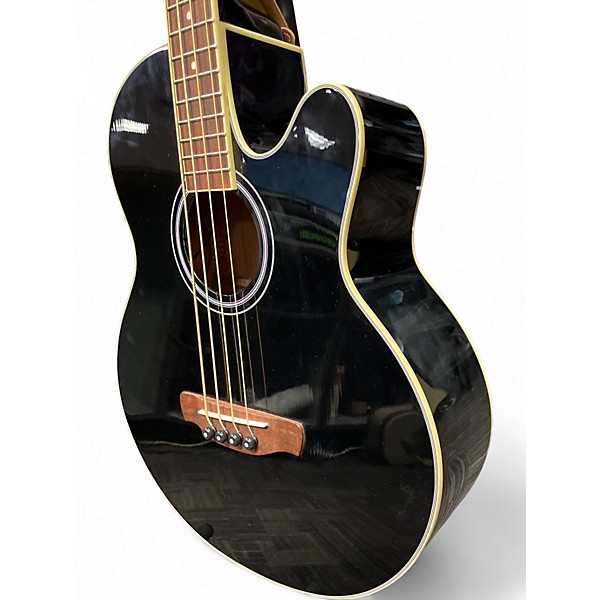 Used Ibanez AEB5E BLACK Acoustic Bass Guitar