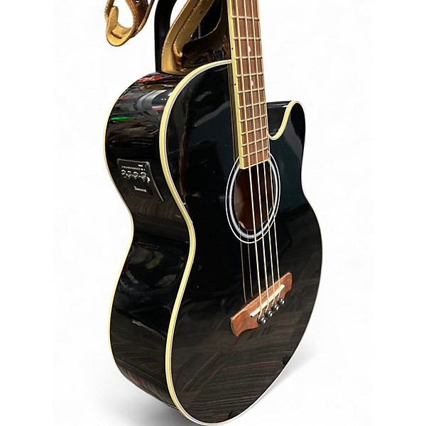 Used Ibanez AEB5E BLACK Acoustic Bass Guitar