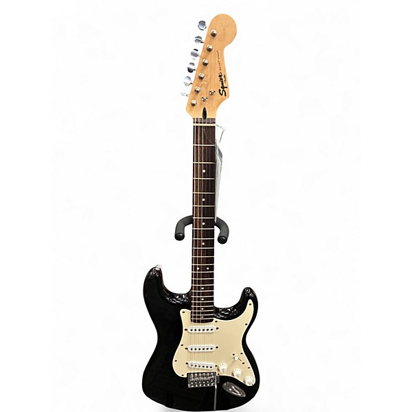 Used Squier Bullet Stratocaster Black Solid Body Electric Guitar