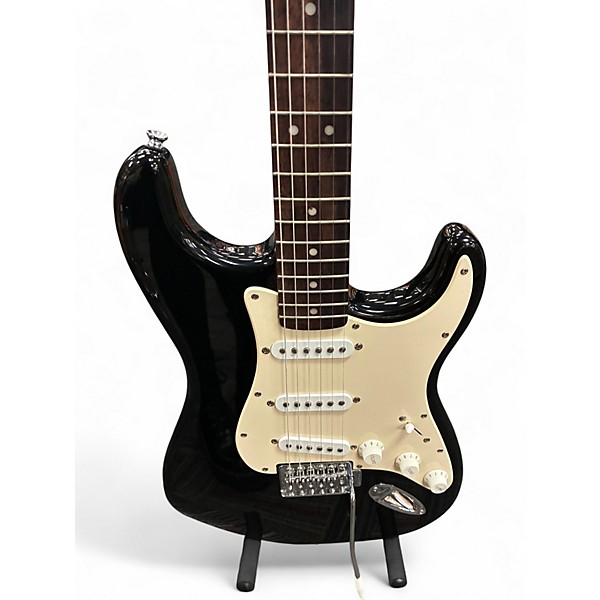 Used Squier Bullet Stratocaster Black Solid Body Electric Guitar
