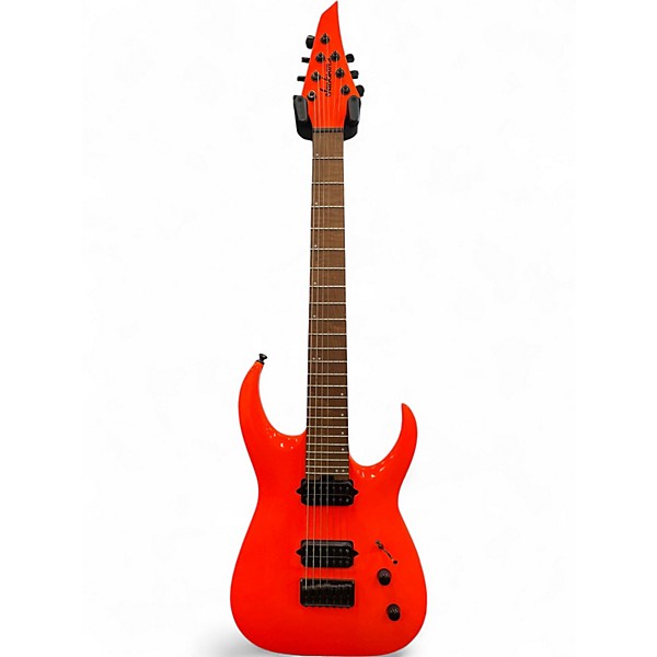 Used Jackson Pro Plus Series Signature Misha Mansoor Juggernaut HT7 Orange Solid Body Electric Guitar