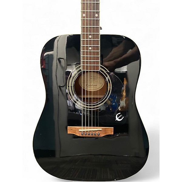 Used Epiphone DR100 BLACK Acoustic Guitar