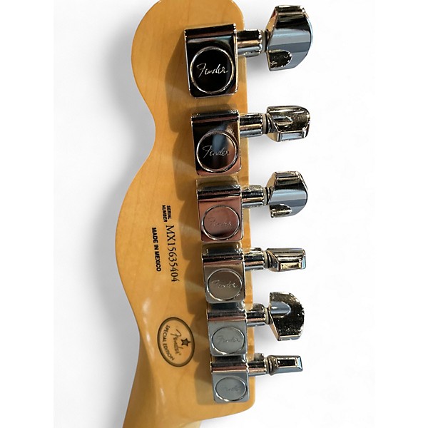 Used 2015 Fender Special Edition Deluxe Ash Telecaster Butterscotch Blonde Solid Body Electric Guitar