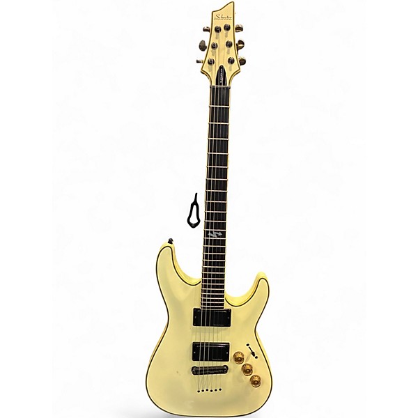 Used Schecter Guitar Research Blackjack ATX Cream Solid Body Electric Guitar