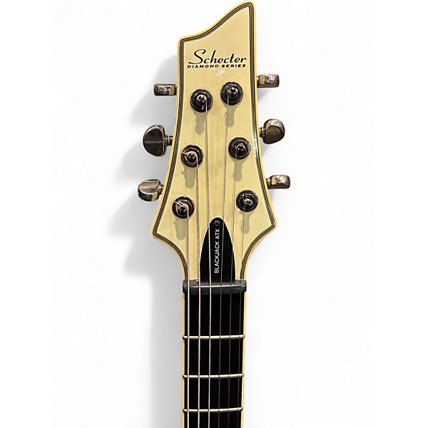 Used Schecter Guitar Research Blackjack ATX Cream Solid Body Electric Guitar