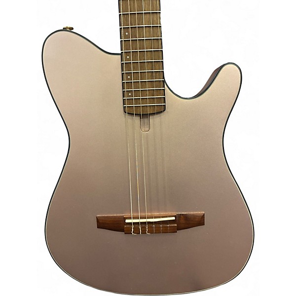 Used Ibanez FRH10N Pink Classical Acoustic Electric Guitar