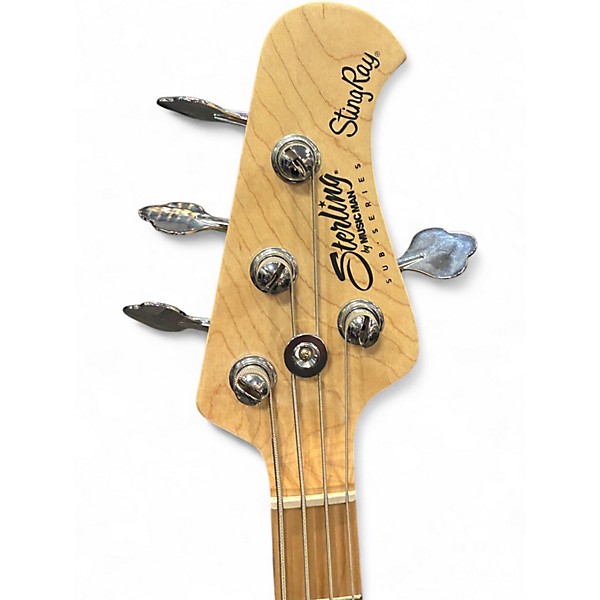 Used Sterling by Music Man Ray4 hh olive Electric Bass Guitar
