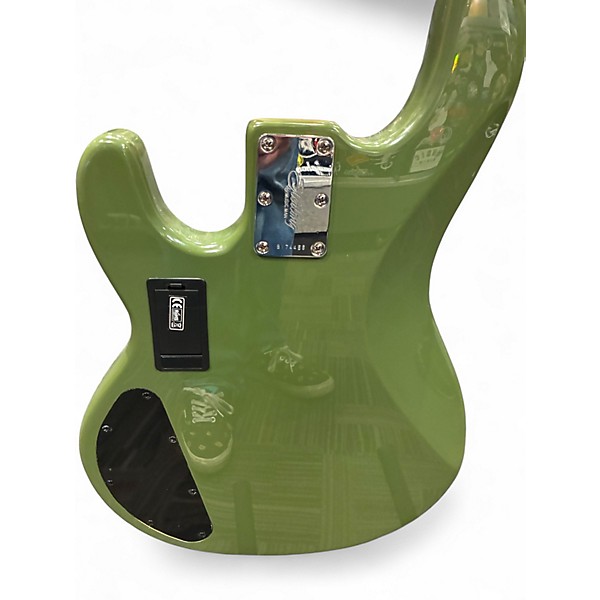 Used Sterling by Music Man Ray4 hh olive Electric Bass Guitar