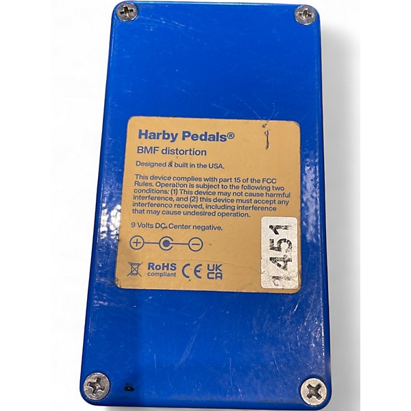 Used Harby Pedals BMF Effect Pedal