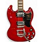 Used Gladiator DOUBLE CUTAWAY Trans Red Solid Body Electric Guitar
