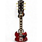 Used Gladiator DOUBLE CUTAWAY Trans Red Solid Body Electric Guitar