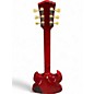 Used Gladiator DOUBLE CUTAWAY Trans Red Solid Body Electric Guitar