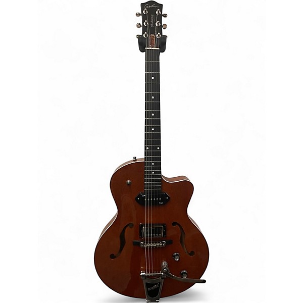 Used Godin 5th Avenue Uptown Custom Havana Brown Hollow Body Electric Guitar
