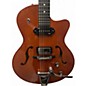 Used Godin 5th Avenue Uptown Custom Havana Brown Hollow Body Electric Guitar