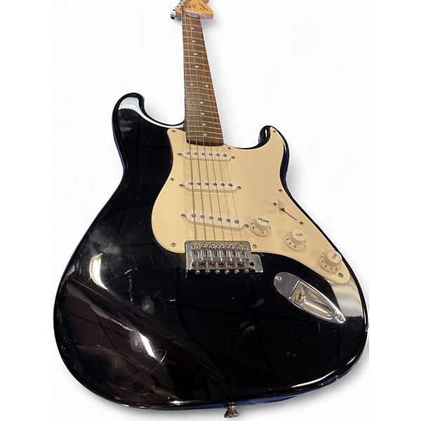 Used Squier Affinity Stratocaster Black Solid Body Electric Guitar