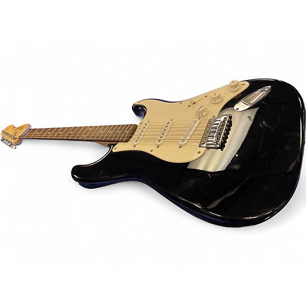 Used Squier Affinity Stratocaster Black Solid Body Electric Guitar
