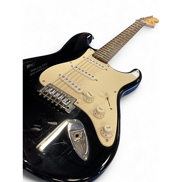 Used Squier Affinity Stratocaster Black Solid Body Electric Guitar