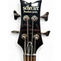 Used Schecter Guitar Research Raiden dlx 4 Blue Electric Bass Guitar
