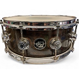 Used DW 14X5.5 Collector's Series Maple Snare Black Cherry Stain Drum