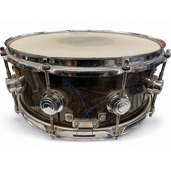 Used DW 14X5.5 Collector's Series Maple Snare Black Cherry Stain Drum