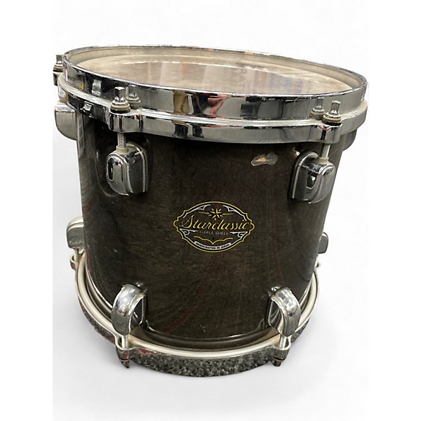 Used TAMA 4 Piece Starclassic Maple Black Cherry Stain Drum Kit