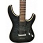 Used Schecter Guitar Research C1 Platinum Trans Black Solid Body Electric Guitar