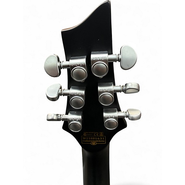 Used Schecter Guitar Research C1 Platinum Trans Black Solid Body Electric Guitar