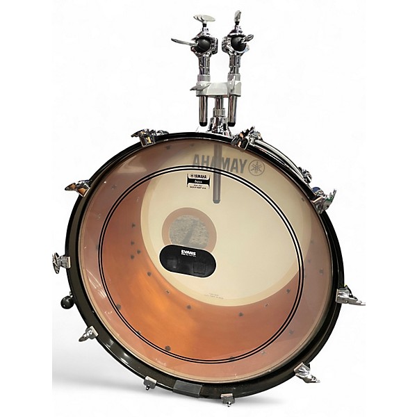 Used Yamaha 4 Piece Absolute Hybrid Maple Black Drum Kit