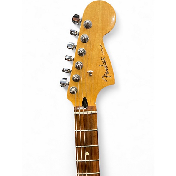 Used Fender Blacktop Jaguar Shoreline Gold Solid Body Electric Guitar