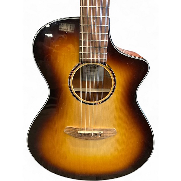 Used Breedlove DISCOVERY S CONCERT ED 12 CE Tobacco Burst 12 String Acoustic Electric Guitar