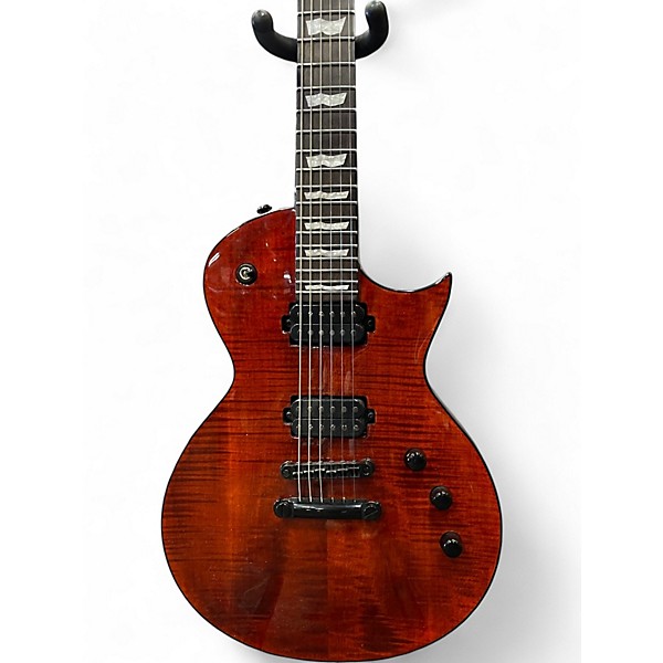 Used ESP LTD EC1001 Tiger Eye Solid Body Electric Guitar