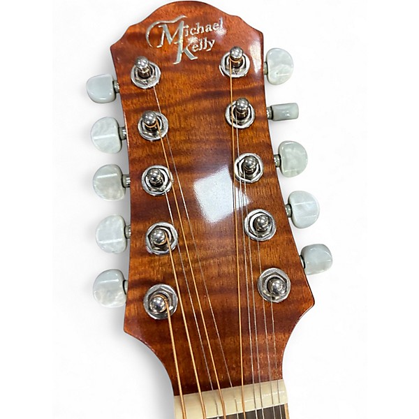 Used Michael Kelly mkt10e Natural Acoustic Electric Guitar