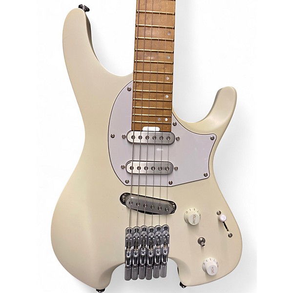 Used Ibanez ICHI10 Vintage White Solid Body Electric Guitar
