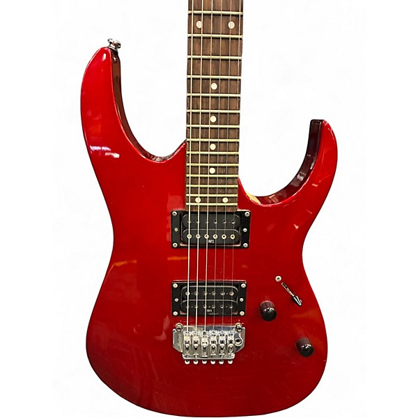 Used Ibanez RG120 Candy Apple Red Solid Body Electric Guitar