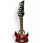 Used Ibanez RG120 Candy Apple Red Solid Body Electric Guitar