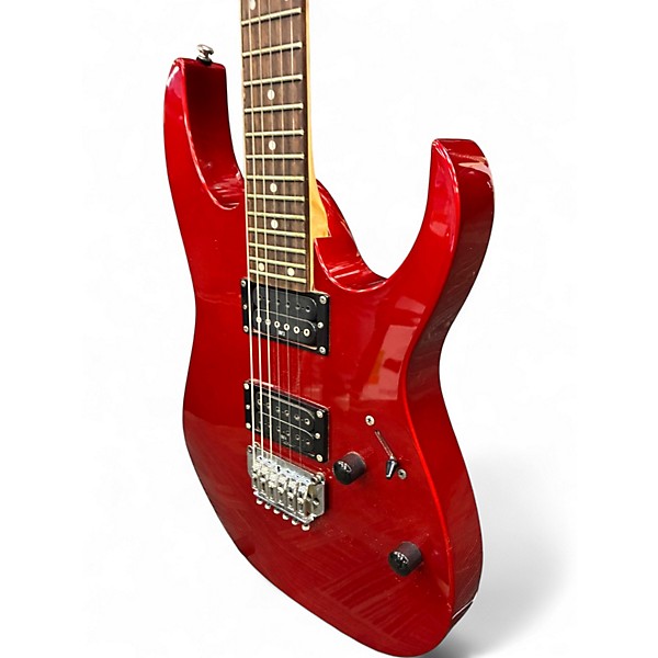 Used Ibanez RG120 Candy Apple Red Solid Body Electric Guitar