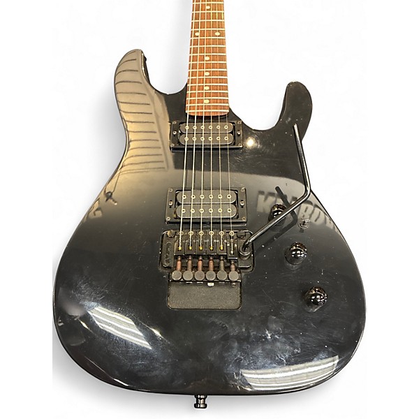 Used 1990s Kramer Pacer Black Solid Body Electric Guitar